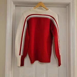 VTG Vintage Varsity Cheerleader Sweater Size 38 / Medium USA 🇺🇸 ♥️